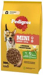 PEDIGREE Adult MINI 500 g baromfival és zöldségekkel teljes értékű szárazeledel felnőtt, kistestű kutyafajták számára