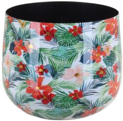  A. H. G. Flora kaspó arany tükröződésekkel kerek 14 x 15 x 11 cm Tropical