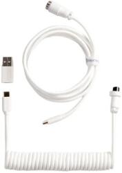 Keychron Coiled Aviator Cable 8K fehér CAB-48 (CAB-48)