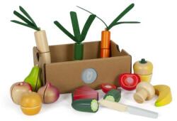 Legler Small foot Set de fructe și legume de tăiat Fresh (DDLE12563) Bucatarie copii