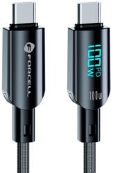 Forcell Cablu Forcell - F-Energy C277, USB-C/USB-C, 100W, 1.2m, negru (5903396395277)