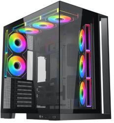 Ion Computers Геймърски компютър ION Aqua 7 с процесор AMD Ryzen 7 7800X3D, видео карта GeForce RTX 5060 Ti 16GB GDDR7, RAM памет 32GB(2x16GB) DDR5 5200MHz, SSD 1TB NVMe M. 2 PCIe 4.0, водно охлаждане 360 (c005625)