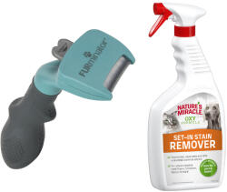  FURminator FURminator DeShedding Tool Kis termetű macskáknak, hosszú szőr+709ml Nature's Miracle folt- & szageltávolító ingyen