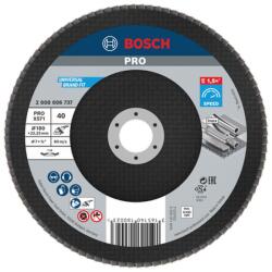 Bosch Disc lamelar slefuire otel/inox Bosch PRO X571, 180x22.23mm, G40 (2608606737)