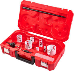 Milwaukee MLW - Set carote Hole Dozer Ø 16, 20, 25, 32, 40, 51, 64 mm, adaptori, burghie de centrare, imbus [4932451730] (4932451730)