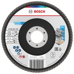 Bosch Disc lamelar slefuire multi-material Bosch X451, inclinat, 125x22.23mm, G120, 15 bucati (2608626178)