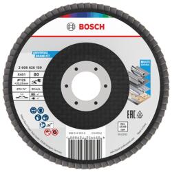 Bosch Disc lamelar slefuire multi-material Bosch X451, 125x22.23mm, G80, 15 bucati (2608626181)