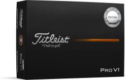 Titleist Mingi de golf Titleist Pro V1 2025 Enhanced Alignment, 12, Pro V1