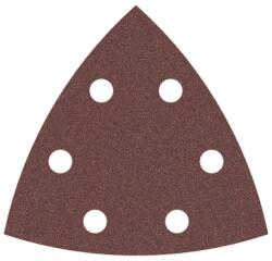 Bosch Foaie abraziva delta Bosch PRO F460, 6 gauri, 93x93mm, G180, 5 bucati (2608621688)