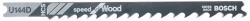 Bosch Panza fierastrau pendular/vertical Bosch Speed for Wood U144D, 100mm, 3 bucati (2608630568)