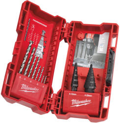 Milwaukee MLW - Set 10 buc - burghie in trepte & Thunderweb Combo [4932501119] (4932501119) Burghiu