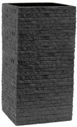 Patio Kubus Kertkaspó - Antracit - 27x27x60 cm (5900791101397)
