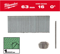 Milwaukee MLW - Cuie 16G/0°/63 mm/G/SC1 - 2500 Buc [4932498317] (4932498317)