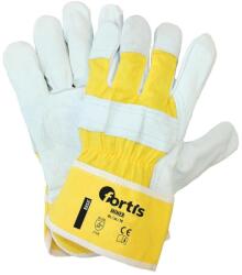 Fortis Manusi protectie mecanica Fortis MINER, galben/alb, mas. 10 (4317784794435) - constructii-mag