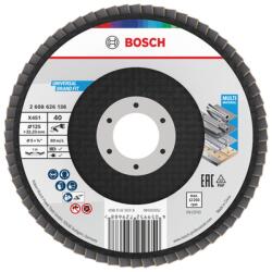 Bosch Disc lamelar slefuire multi-material Bosch X451, inclinat, 125x22.23mm, G40, 15 bucati (2608626175)