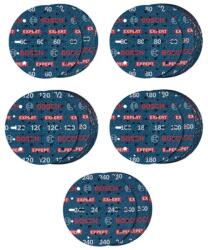 Bosch Disc abraziv Bosch EXPERT O780, 150mm, G560/80/120/180/240, 55 bucati (2608902470)