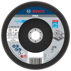 Bosch Disc lamelar slefuire otel/inox Bosch PRO X571, 180x22.23mm, G80 (2608606739)