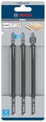 Bosch Panza fierastrau pendular/vertical Bosch PRO Wood precise T344DP, 152mm, 3 bucati (2608633A32)