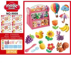 Man Yuk Toys Set de joacă cu plastilină - tarabă de legume cu accesorii (8809)