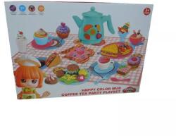 Man Yuk Toys Set de plastilină pentru ceai de după-amiază, cu accesorii (8815)