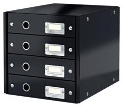 Leitz Cutie cu sertare, carton laminat, 4 sertare, LEITZ "Click&Store", neagră Dulap arhivare