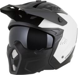 Cassida Cască modulară de motocicletă Cassida Cross Country Dual alb-negru (AIM140-2599)