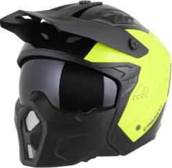 Cassida Cască modulară de motocicletă Cassida Cross Country Dual fluo galben-negru (AIM140-2600)