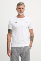 Lacoste t-shirt férfi pamuttal - bézs XXXL