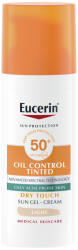 Eucerin Sun Oil Control napozó krém-gél arcra SPF50+SZíNEZETT Light 50ml