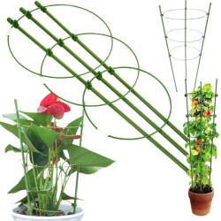  Kerek növénytámasz virágokhoz, 60 cm