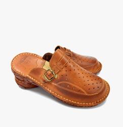 Maximus 039 lengyel beltéri bőr flip-flop papucs Maximus barna 43 (039)