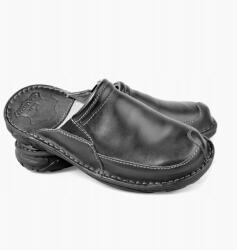 Maximus Férfi bőr papucs 025 fekete nappa Bőr 41-es méret (025)