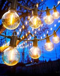  Kerti Fényfüzér Fénylánc Terasz Erkélyre 15M 25 Led G40 (B0BQ35CQZ1)