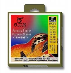 Spock SA66 (11-52) Színes Húrok Akusztikus Gitárhoz (SA66)