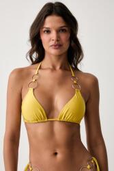 Bardot melltartós bikini felső női LEALA - sárga L