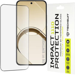 Techsuit Стъклен протектор за Realme 16 5G - 111D Full Cover / Full Glue Glass - Techsuit - Черен