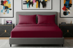 Alvásstúdió Jersey gumis lepedő Burgund 180-200x200 cm - alvasstudio
