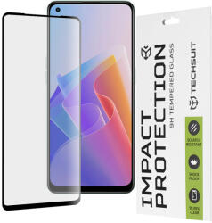 Techsuit Протектор за Oppo Reno7 4G / Reno7 Lite / Reno8 Lite / OnePlus Nord N20 5G - 111D Full Cover / Full Glue Glass - черен