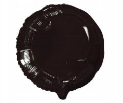 GoDan Fekete kerek fólia lufi 45, 7 cm