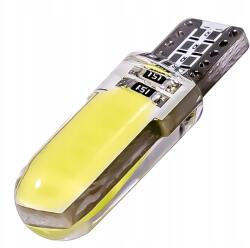 LEDprojektor. pl Izzó T10 Led 2COB Canbus fehér hideg Led W5W 360° szilikon Cob can dióda