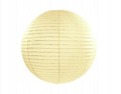 PartyDeco Papír lampion, krémszínű, 25cm (LAP25-079)