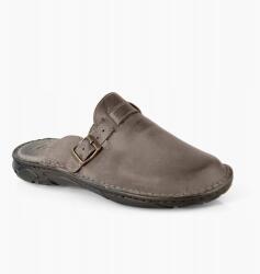 Maximus 022 lengyel beltéri bőr flip-flop papucs Maximus szürke 46 (022)