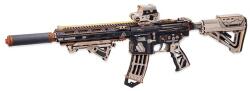 Rokr Puzzle 3D M416 Carbine, ROKR, Lemn, 410 Piese