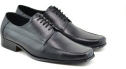 NIC-MAR Marimea 43 Pantofi barbati negri eleganti din piele naturala LSTD351SIRET, marimea 43