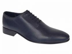 NIC-MAR Pantofi barbati eleganti bleumarin din piele naturala GKR135BLPF, marimea 37