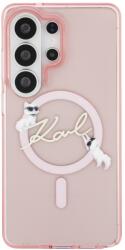 KARL LAGERFELD Husa Karl Lagerfeld IML KC Script cu MagSafe compatibila cu Samsung Galaxy S26 Ultra, Roz (3666339612665)