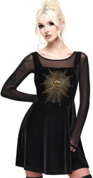 KILLSTAR rochie mini de damă cu bretele KILLSTAR - CHAPEL IRIS - negru - KSRA015115