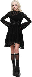 KILLSTAR rochie mini de damă cu mânecă lungă KILLSTAR - MOTHSHADE - negru - KSRA015117
