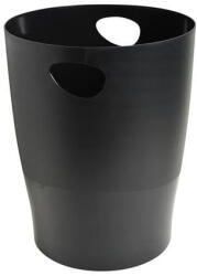 EXACOMPTA Papírkosár, 15 liter, PP, EXACOMPTA "Ecobin Economy", fekete (453014D)