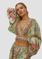 Camilla Cămașă Din In Cu Legare Pentru Femei Camilla Cropped